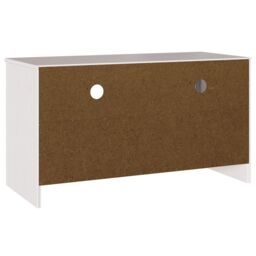 "Berkfield Home TV Cabinet ""DRAMMEN"" White 99x43x55 cm Solid Wood Pine - Size: 99 x 43 x 55 cm" - thumbnail 6