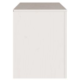 "Berkfield Home TV Cabinet ""DRAMMEN"" White 99x43x55 cm Solid Wood Pine - Size: 99 x 43 x 55 cm" - thumbnail 8