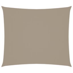 Berkfield Home Sunshade Sail Oxford Fabric Rectangular 2.5x3 m Taupe - thumbnail 2