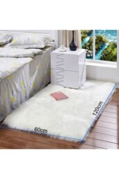 Living and Home 60Cm x 120Cm Dwayne Handmade White Rug - Size: 60 cm x 120 cm - thumbnail 6
