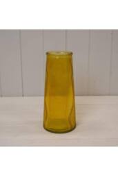 KDMD Yellow Tall Ribbed Vase