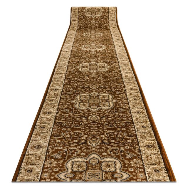 RugsX Heat-Set Royal Runner in Brown - Size: 90 cm x 380 cm - image 1