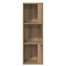Berkfield Home Corner Cabinet Artisan Oak 33x33x100 cm Engineered Wood in Brown - Size: 33 x 33 x 100 cm - thumbnail 4