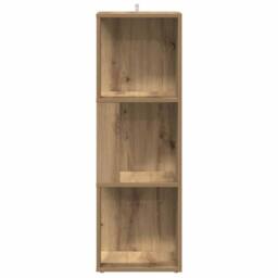 Berkfield Home Corner Cabinet Artisan Oak 33x33x100 cm Engineered Wood in Brown - Size: 33 x 33 x 100 cm - thumbnail 5