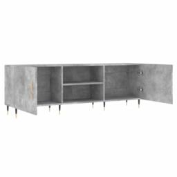 Berkfield Home TV Cabinet Concrete Grey 150x30x50 cm Engineered Wood - Size: 150 x 30 x 50 cm - thumbnail 6