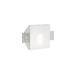 Netlighting Walky3 Integrated LED Plaster In Indoor Recessed Marker Wall Lamp 1 Light White 3000K - thumbnail 1