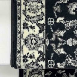 runrug Stair Runner Carpet for Staircases - Soft & Comfy, 9mm - 'Traditional' in Dark Grey - Size: 60 cm x 690 cm - thumbnail 2