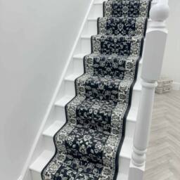 runrug Stair Runner Carpet for Staircases - Soft & Comfy, 9mm - 'Traditional' in Dark Grey - Size: 60 cm x 690 cm - thumbnail 5