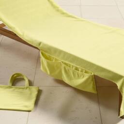 OHS Beach Towel Bag Microfibre Quick Dry Absorbent Bath Large Travel Spa in Yellow - thumbnail 2