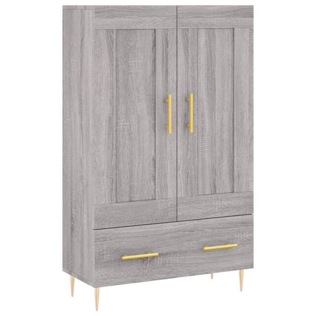 Berkfield Home Highboard Grey Sonoma 69.5x31x115 cm Engineered Wood - image 1