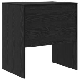 Berkfield Home Writing Desk Black oak Engineered wood 70 x 50 x 76 cm Durable - thumbnail 6