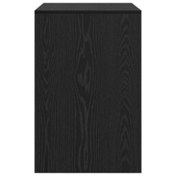Berkfield Home Writing Desk Black oak Engineered wood 70 x 50 x 76 cm Durable - thumbnail 5