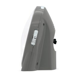 Acctim Arlo Non-Ticking Sweep Luminous Tipped Hands Analogue Backlight Alarm Clock in Grey - thumbnail 4