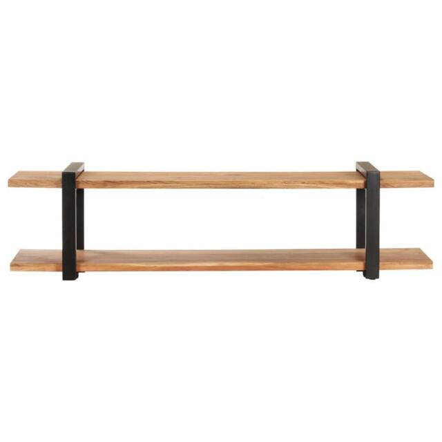Berkfield Home TV Cabinet 160x40x40 cm Solid Acacia Wood in Brown - Size: 160 x 40 x 40 cm - image 1
