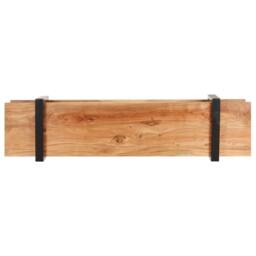 Berkfield Home TV Cabinet 160x40x40 cm Solid Acacia Wood in Brown - Size: 160 x 40 x 40 cm - thumbnail 3