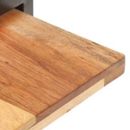 Berkfield Home TV Cabinet 160x40x40 cm Solid Acacia Wood in Brown - Size: 160 x 40 x 40 cm - thumbnail 4