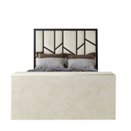 KDMD Sherlock Luxe Upholstered Cream Television Bed Frame - Size: Single - thumbnail 4