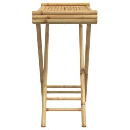 Berkfield Home Folding Tray Table 70.5x42.5x80 cm Bamboo in Brown - thumbnail 6