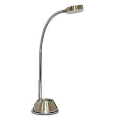 Netlighting Tobias Table Lamp 3W LED 3000K 300lm Nickel Frosted Acrylic Chrome in Grey