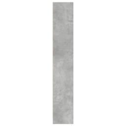 Berkfield Home Decorative Bookcase Concrete Grey 40x24x143 cm Engineered Wood - Size: 40 x 24 x 143 cm - thumbnail 5