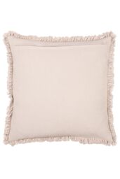Yard Bertie 100% Cotton Velvet Cushion in Natural - Size: 45 cm x 45 cm - thumbnail 2