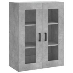 Berkfield Home Highboard Concrete Grey 69.5x34x180 cm Engineered Wood - thumbnail 5