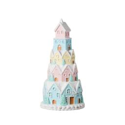 Garden Greatness Pastel Gingerbread Tower House Decoration - Size: 1 Pack - thumbnail 2