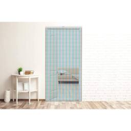 Xterminate Aluminium Fly Blind Door Screen Chain Curtain Silver & Blue - Size: 1 - thumbnail 3
