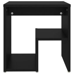 Berkfield Home Bed Cabinet Black 40x30x40 cm Engineered Wood - Size: 40 x 30 x 40 cm - thumbnail 3
