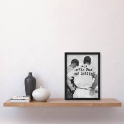 Artery8 Dorothea Lange Baseball Game Shafter Migrant Camp Framed Art Print - Size: A4 - thumbnail 2