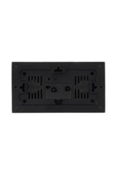 PRESENT TIME Karlsson Alarm Clock Lujo Rectangle - Black - thumbnail 5