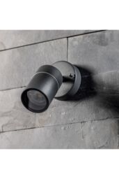 CGC Lighting 'Mia' Dark Grey Stainless Steel GU10 Adjustable Outdoor Wall Light IP44 - thumbnail 2