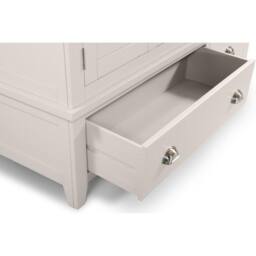 Cheshire Premium Westbury 2 Door & 1 Drawer Wardrobe in Elephant Grey - thumbnail 7