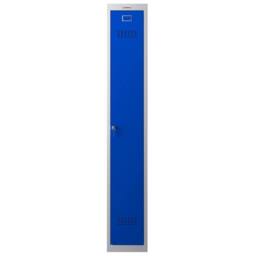 Phoenix Safe Company Personal Locker Grey Body & Blue Door with Key Lock, PL1130GBK - Size: 180 cm x 100 cm - thumbnail 3