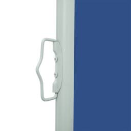Berkfield Home Patio Retractable Side Awning 100x300 cm Blue - thumbnail 4