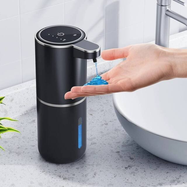 NESTLUNE 380ML Automatic Soap Dispenser in Black - image 1