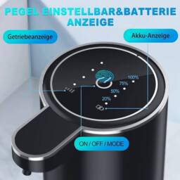 NESTLUNE 380ML Automatic Soap Dispenser in Black - thumbnail 3