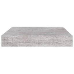 Berkfield Home Floating Wall Shelves 2 pcs Concrete Grey 23x23.5x3.8 cm MDF - thumbnail 5
