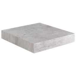 Berkfield Home Floating Wall Shelves 2 pcs Concrete Grey 23x23.5x3.8 cm MDF - thumbnail 4