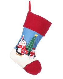 Dibor Set of 4 Skip & Rolo Children's Penguin Xmas Gift Christmas Stocking - Size: 4 Pack - thumbnail 2