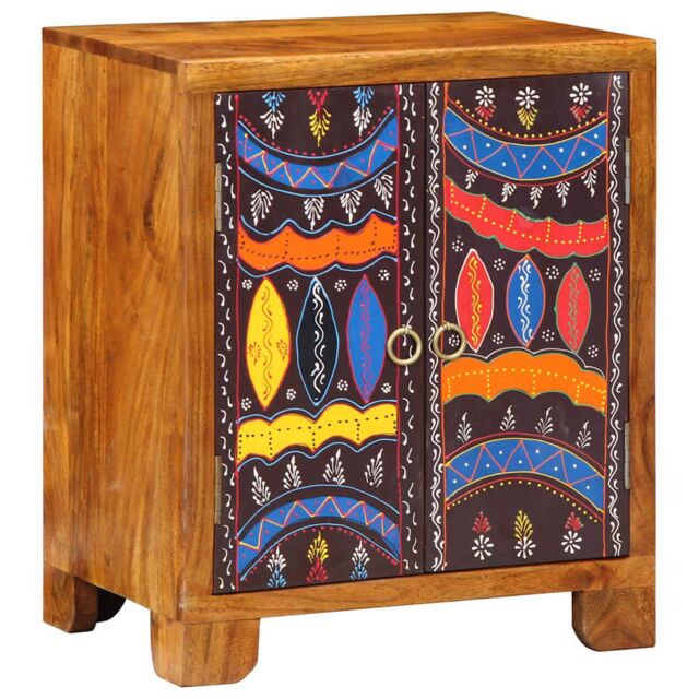 Berkfield Home Sideboard Multicolour 50x35x60 Solid Wood Acacia - image 1
