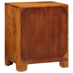Berkfield Home Sideboard Multicolour 50x35x60 Solid Wood Acacia - thumbnail 7