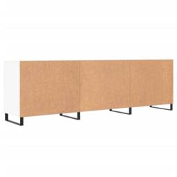 Berkfield Home TV Cabinet White 150x30x50 cm Engineered Wood - Size: 150 x 30 x 50 cm - thumbnail 8