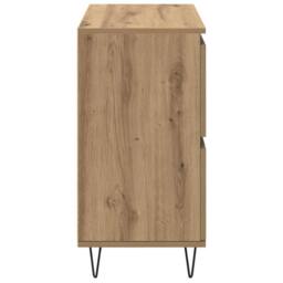 Berkfield Home Sideboard with Storage with Door Brown 60 x 35 x 70 cm Engineered wood - thumbnail 7