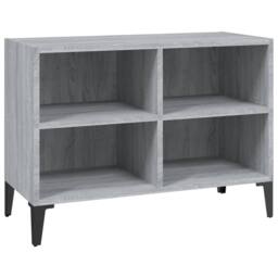 Berkfield Home TV Cabinet with Metal Legs Grey Sonoma 69.5x30x50 cm - thumbnail 1