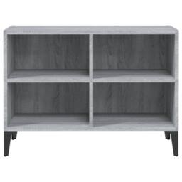 Berkfield Home TV Cabinet with Metal Legs Grey Sonoma 69.5x30x50 cm - thumbnail 4