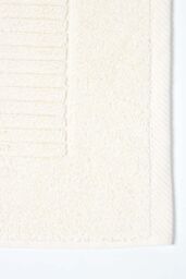 Homescapes Imperial Plain Cotton Bath Mat in Cream - thumbnail 2