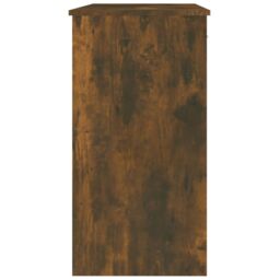 Berkfield Home Desk Smoked Oak 80x40x75 cm Engineered Wood in Brown - Size: 80 x 40 x 75 cm - thumbnail 5