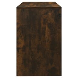 Berkfield Home Desk Smoked Oak 101x50x76.5 cm Engineered Wood in Brown - thumbnail 6