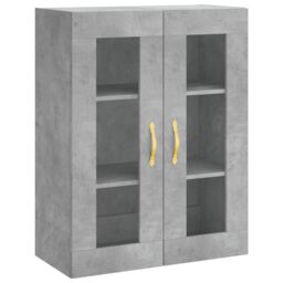 Berkfield Home Highboard Concrete Grey 69.5x34x180 cm Engineered Wood - thumbnail 5
